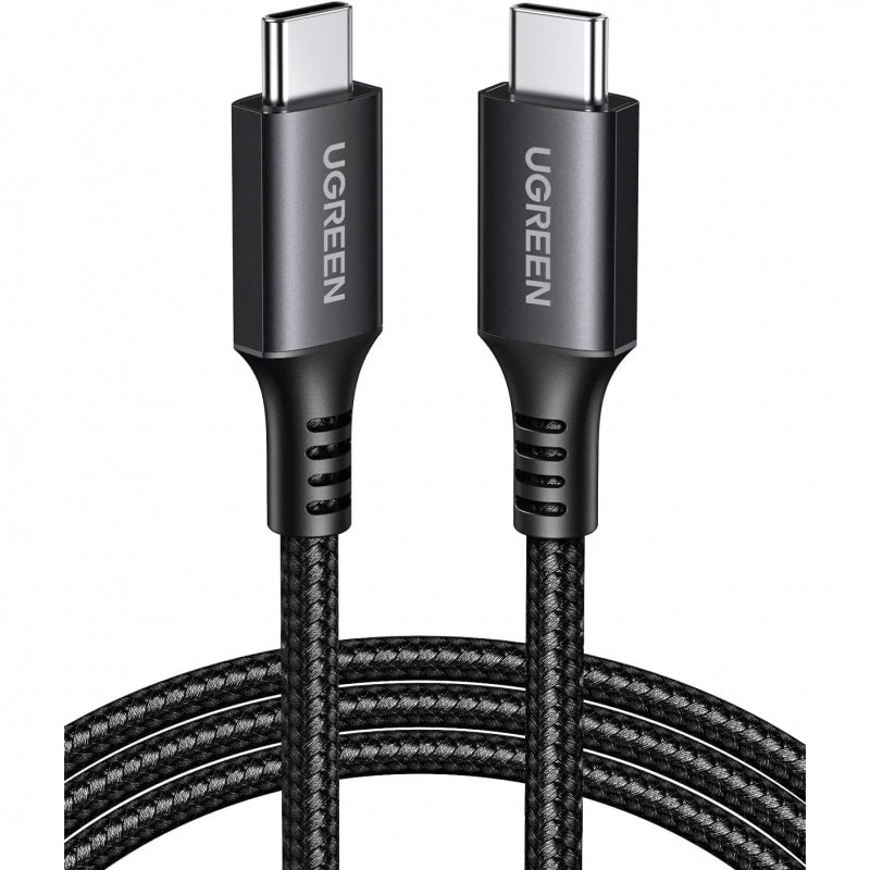 UGREEN US567 USB-C na USB-C kabel 60W 3A 1m šedý