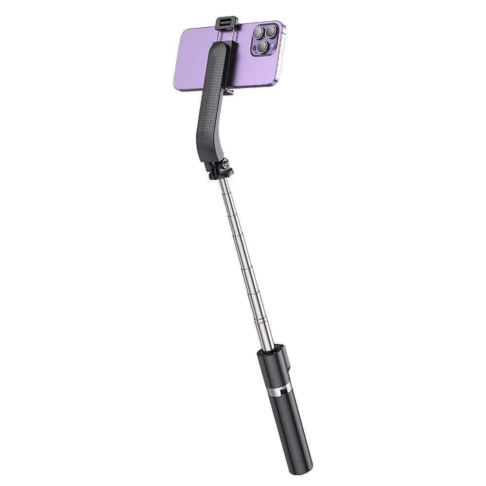 HOCO držač za stativ za selfie stick s Prior K20 bežičnim daljinskim upravljačem crni