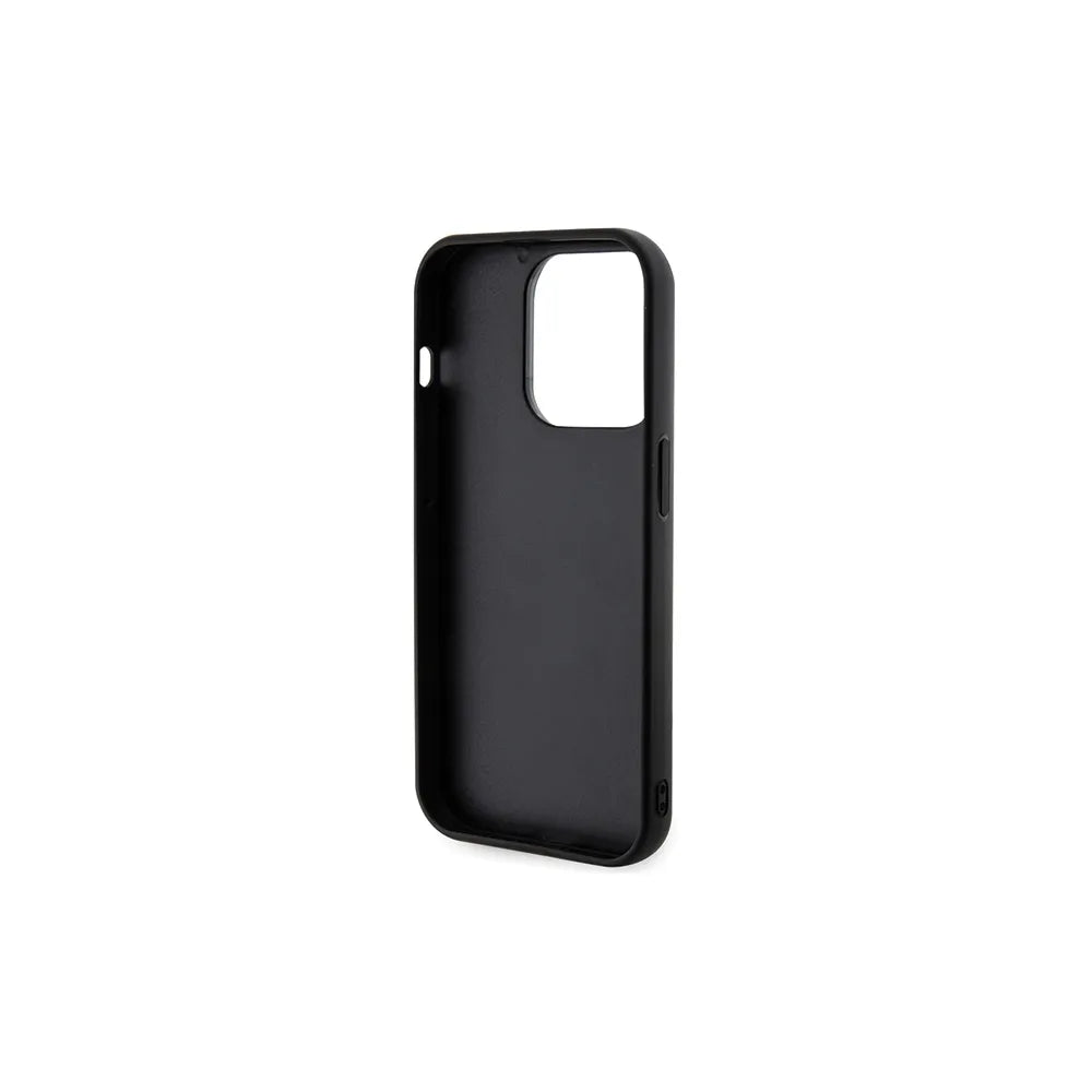 Originální pouzdro KARL LAGERFELD Hardcase KLHCP15X3DMBKCK pro iPhone 15 PRO MAX (3D Logo Glitter / černé)
