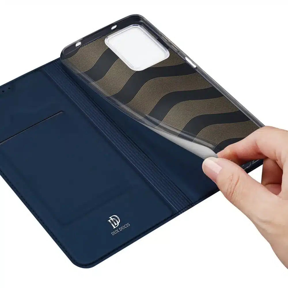 DUX DUCIS Skin Pro - flipové pouzdro pro Redmi Note 12 4G modré