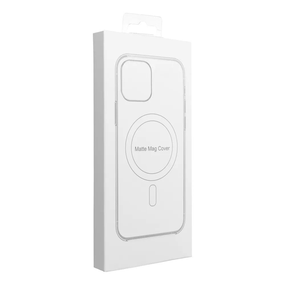 Plný matný kryt Mag Cover kompatibilní s MagSafe pro iPhone 13 černý