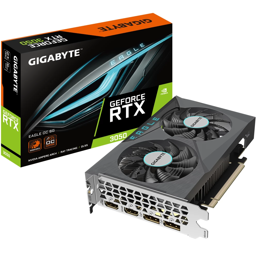 Gigabyte GeForce RTX 3050 OC Low Profile 6G NVIDIA 6 GB GDDR6