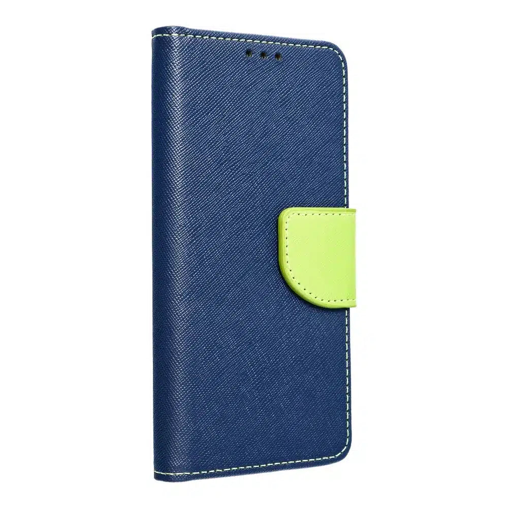 Fancy Book futrola za XIAOMI Redmi 13c / POCO C65 tamnoplava / limeta