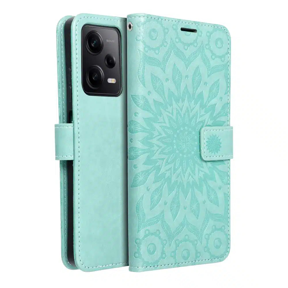 Pouzdro MEZZO Book case pro XIAOMI Redmi NOTE 12 PRO 5G - mandala zelená