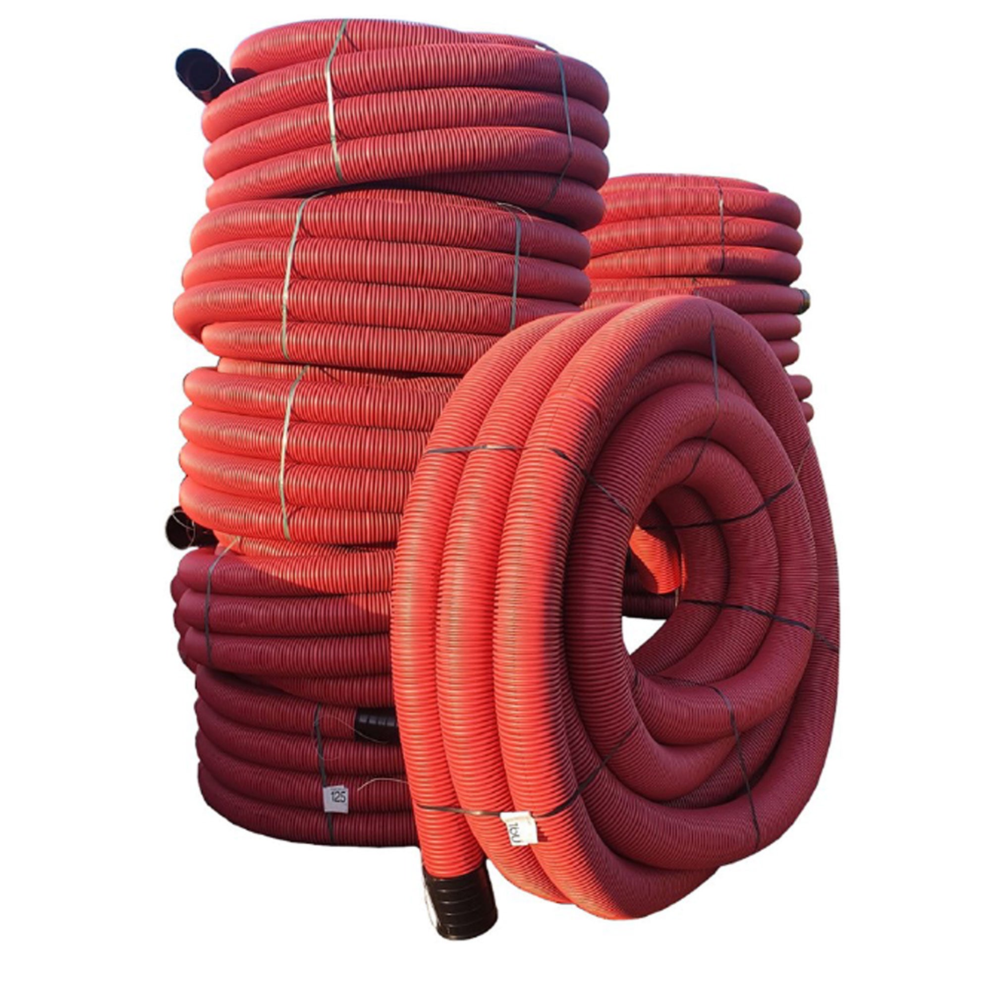 Trubka Kubaplast/Supreflex 90/75mm červeno/černá 50m/450N