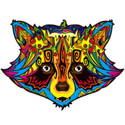 Drvene puzzle - Color Raccoon / M KP21967