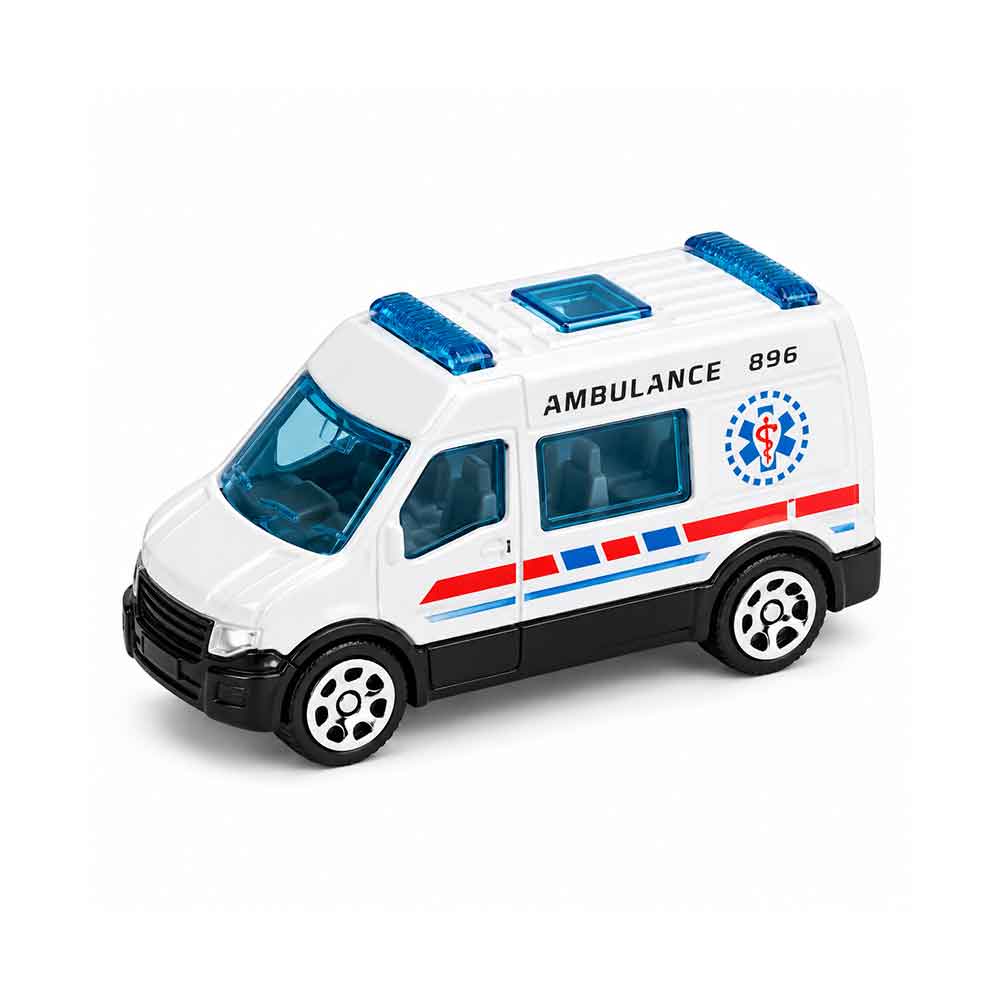 Metalno vozilo Die-Cast 1:64 Metal Team - Model 04