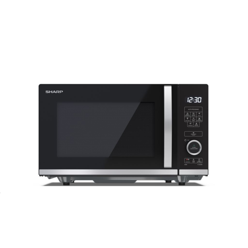 Sharp YC-QS204AE-B mikrovalna pećnica Radna ploča Samo mikrovalne 20 L 800 W Crno, Nehrđajući čelik
