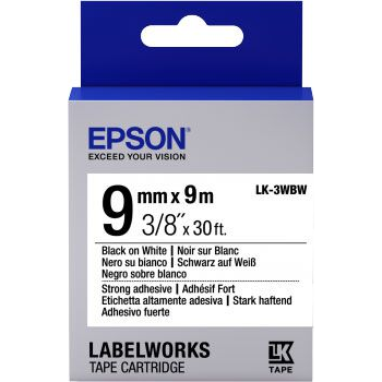 Epson LK-3WBW traka za izradu naljepnica Crno na bijelom
