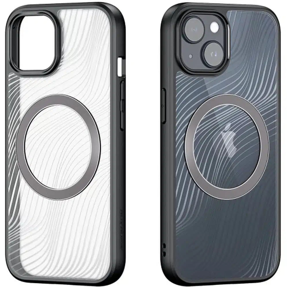 DUX DUCIS Aimo Mag - armored maska kompatibilna sa MagSafe za Apple iPhone 15 crna