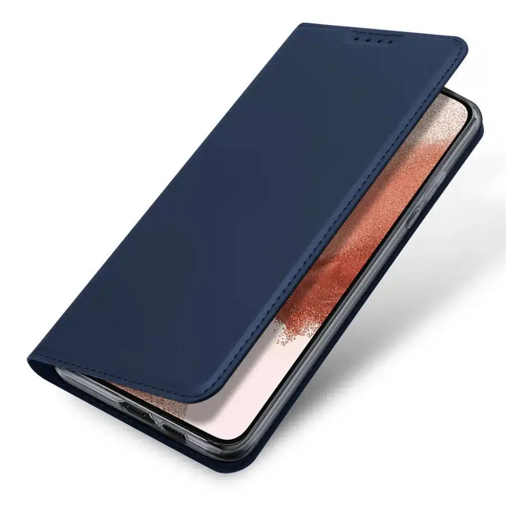 DUX DUCIS Skin Pro – pouzdro s otevíráním do boku pro Samsung Galaxy S23 modré
