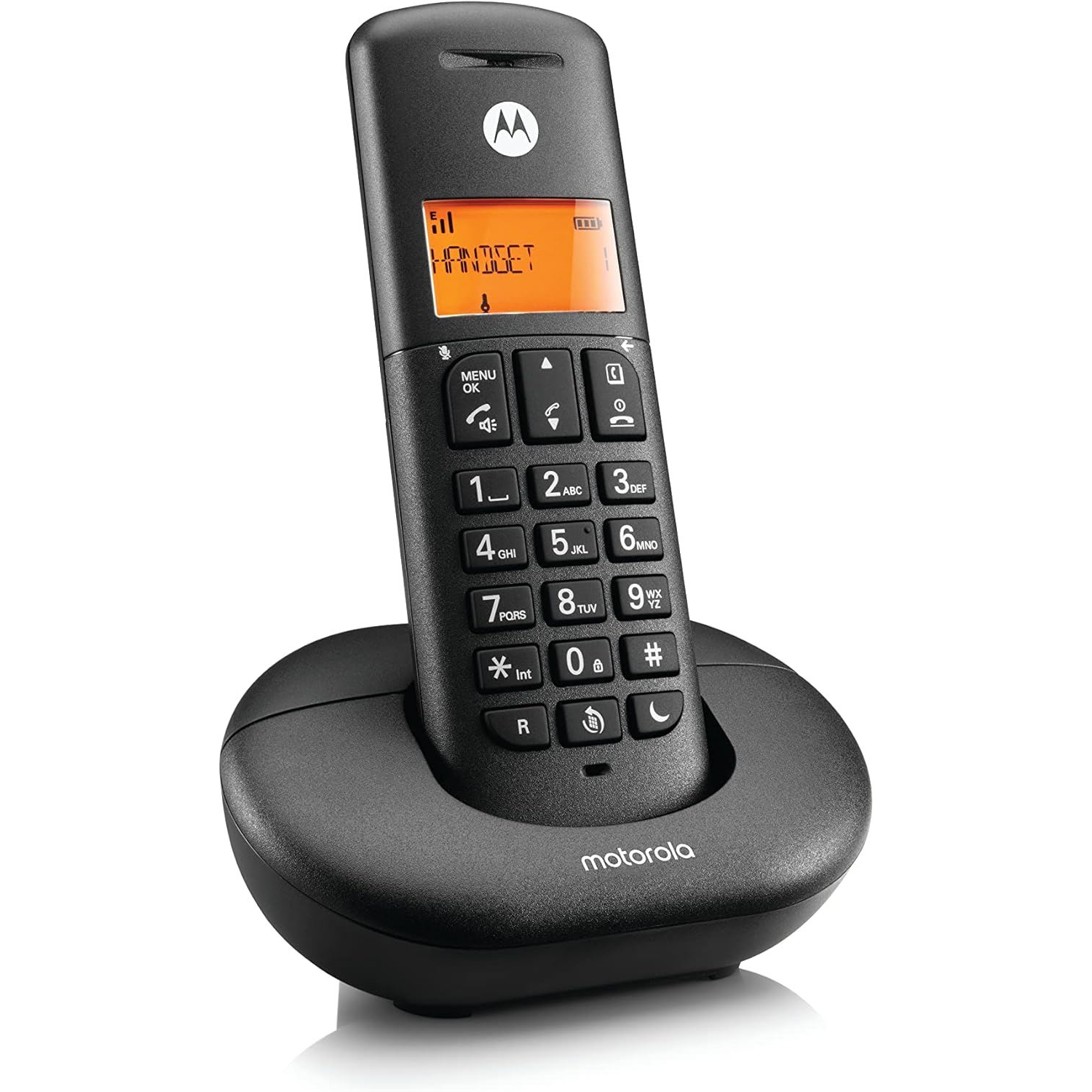 Motorola E201 DECT telefon Identifikacija poziva Crno