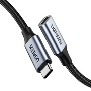 Ugreen USB-C 3.1 Extension Cable USB kabel 1 m USB 3.2 Gen 2 (3.1 Gen 2) USB C Crno, Sivo