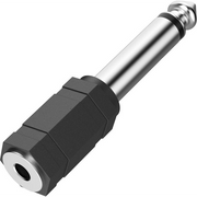 Hama 00205195 adapter za promjenu tipa priključka kabela 3.5mm 6.3mm Crno, Srebro