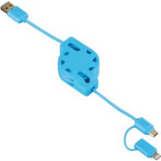 Hama 00054564 USB kabel 1,2 m USB A Micro-USB B/Lightning Plavo