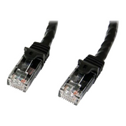 StarTech.com N6PATC5MBK kabel za umrežavanje Crno 5 m Cat6 U/UTP (UTP)