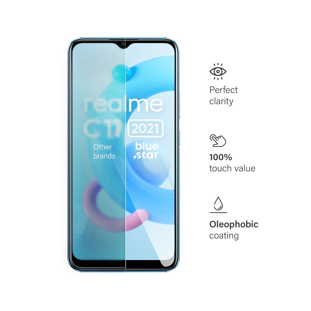 Tvrzené sklo Blue Star – Realme C11