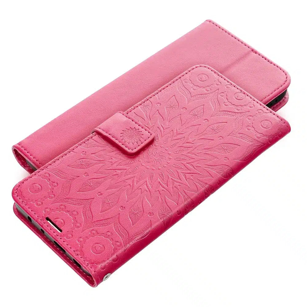 MEZZO Book case vyklápěcí pouzdro pro XIAOMI Redmi 12 C mandala purpurová