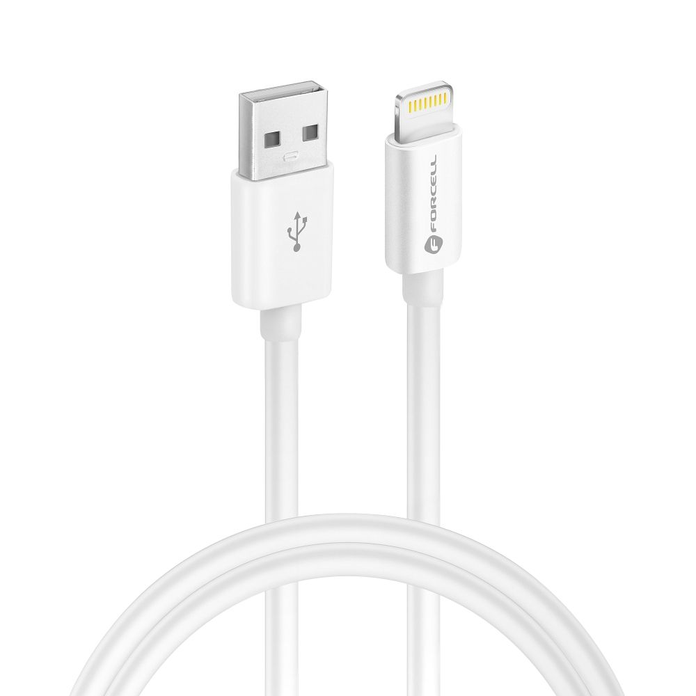 FORCELL kabel USB A na Lightning 8-pinski MFi 2.4A/5V 12W C703 1m bijeli