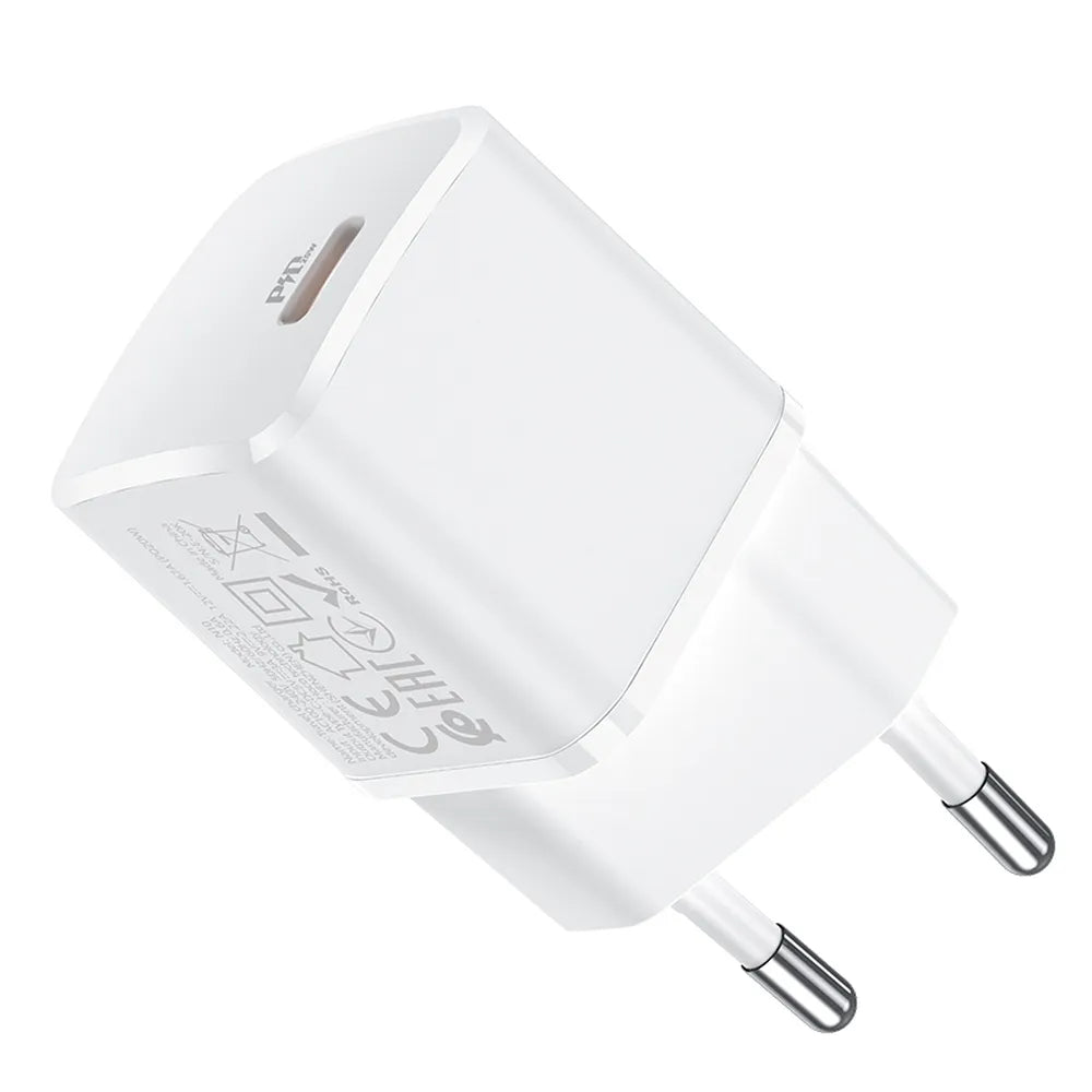 HOCO síťová nabíječka Type C Power Delivery 20W Starter N10 bílá