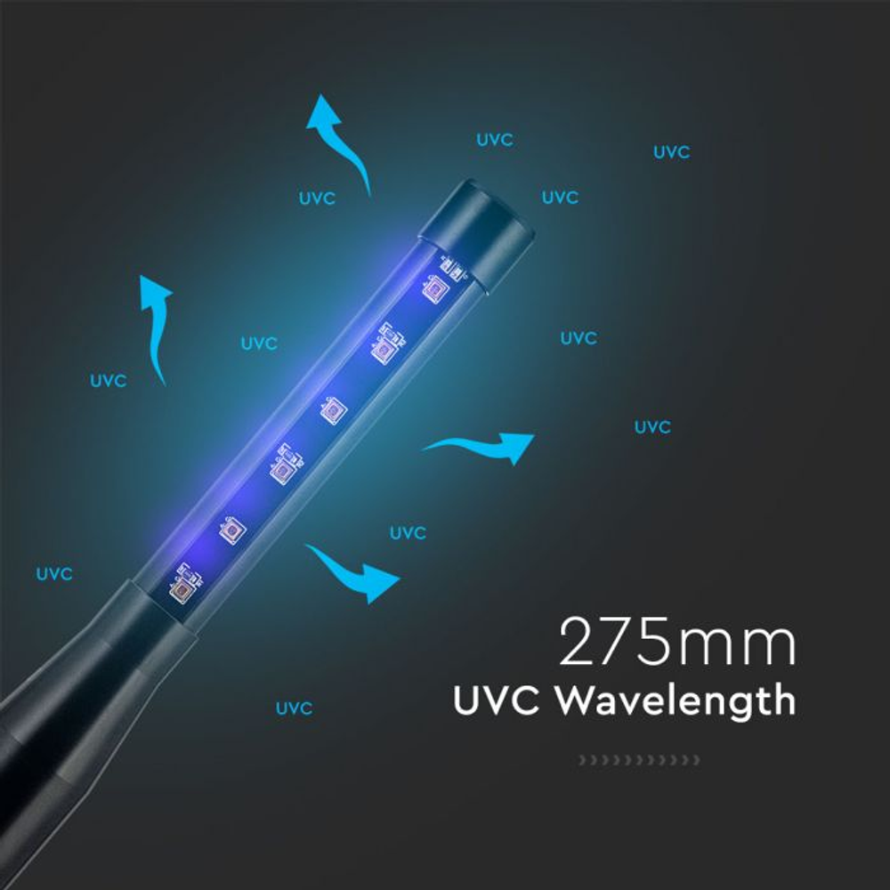 LED UV-C lampa pro dezinfekci různých povrchů