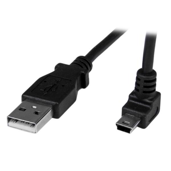 StarTech.com 1m, Mini USB-A - Mini-B USB kabel USB 2.0 USB A Mini-USB B Crno