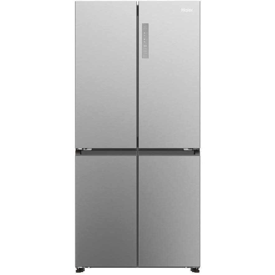Haier Cube 83 Serie 3 HCR3818ENMM hladnjak-zamrzivač Samostojeći 467 L E Platina, Nehrđajući čelik