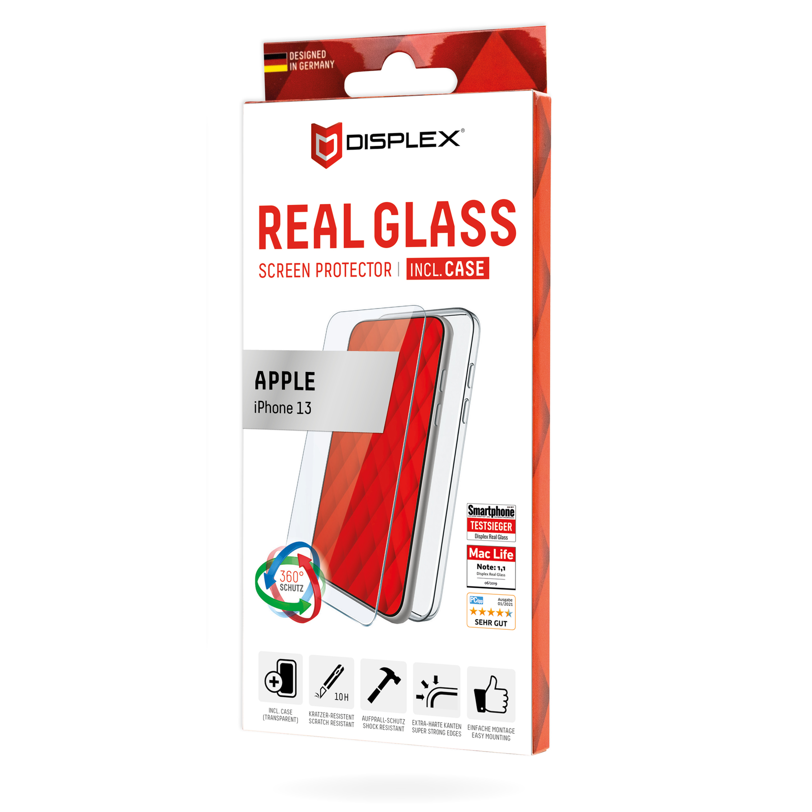 Displex 01494 Zaštita za ekran i poleđinu mobitela Apple 1 kom