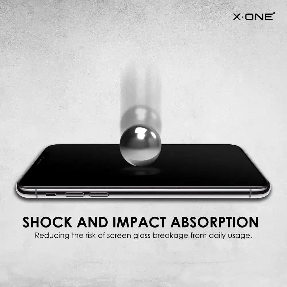 X-ONE Full Cover Extra Strong Tempered Glass Matte - pro iPhone 15 Pro Max (celoplošné lepidlo) černá