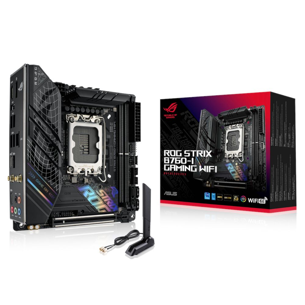 ASUS ROG STRIX B760-I GAMING WIFI Intel B760 LGA 1700 Mini ITX
