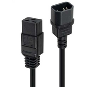 Lindy 30492 strujni kabel Crno 3 m IEC C14 IEC C19