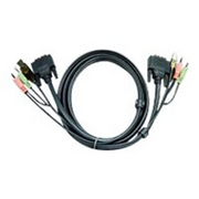 ATEN 2L-7D02UD KVM kabel Crno 1,8 m
