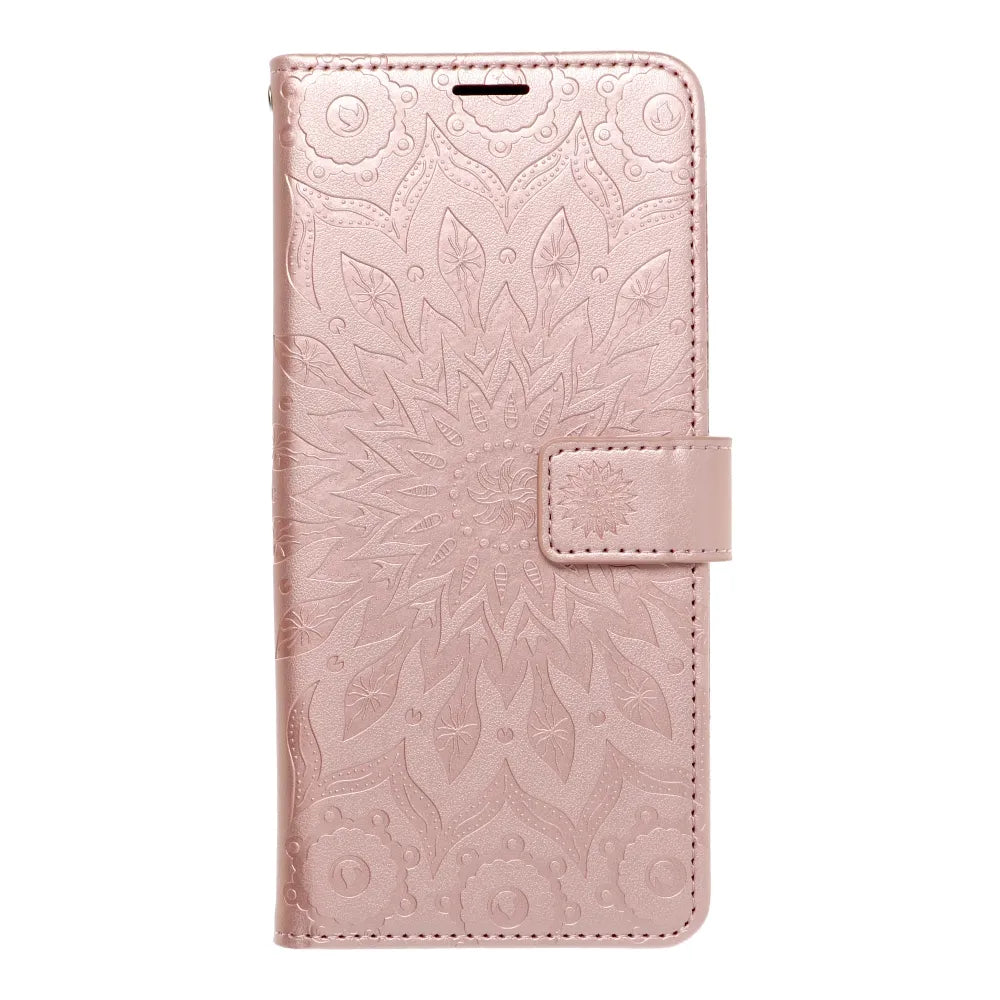 MEZZO Book case flipové pouzdro pro XIAOMI Redmi NOTE 12S – mandala rose gold