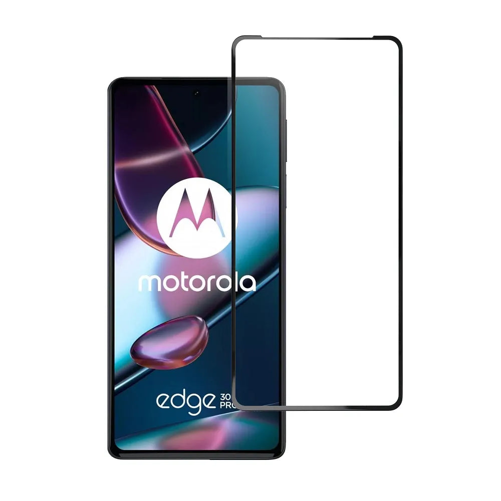 Blue Star tvrzené sklo s rámečkem pro – Motorola Edge 30 Pro černé