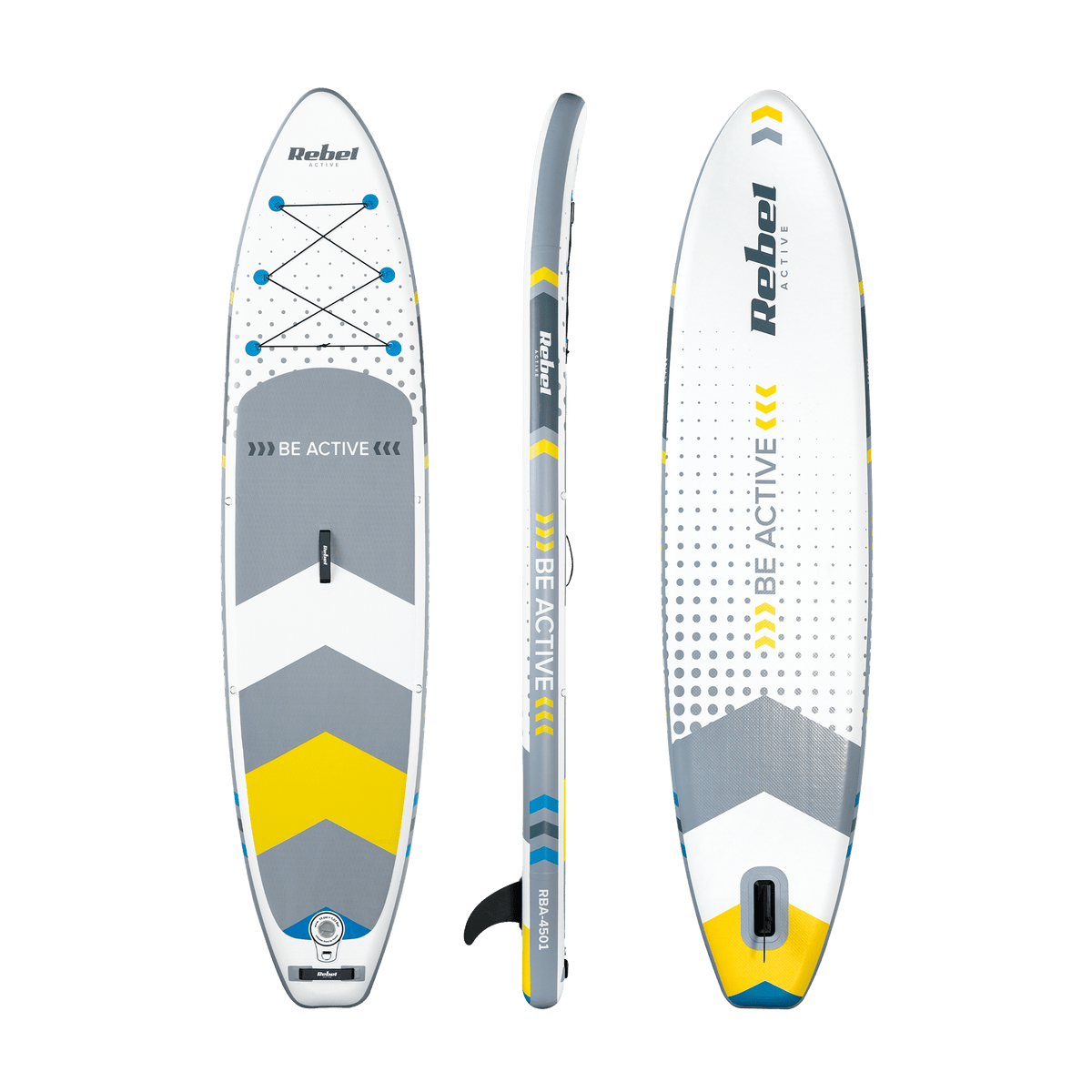 SUP daska za veslanje REBEL ACTIVE RBA4501 - bijela