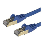 StarTech.com 6ASPAT1MBL kabel za umrežavanje Plavo 1 m Cat6a U/FTP (STP)