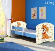 Dječji krevet ACMA s motivom, bočna plava 180x80 cm 11 Dog