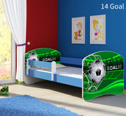 Dječji krevet ACMA s motivom, bočna plava 180x80 cm 14 Goal