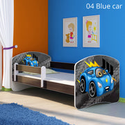 Dječji krevet ACMA s motivom, bočna wenge 180x80 cm 04 Blue Car