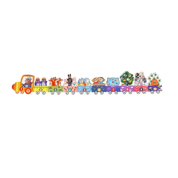 Drvene vlak puzzle