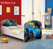 Dječji krevet ACMA s motivom 160x80 cm 04 Blue Car