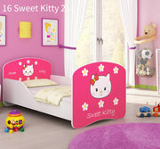 Dječji krevet ACMA s motivom 180x80 cm 16 Sweet Kitty 2