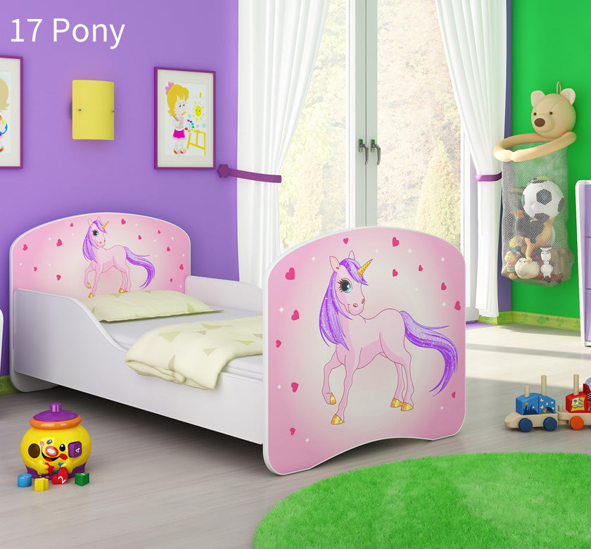 Dječji krevet ACMA s motivom 180x80 cm 17 Pony