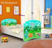 Dječji krevet ACMA s motivom 180x80 cm 30 Dinosaurs
