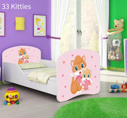 Dječji krevet ACMA s motivom 180x80 cm 33 Cats