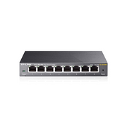 TP-Link TL-SG108E Upravljano L2 Gigabit Ethernet (10/100/1000) Crno