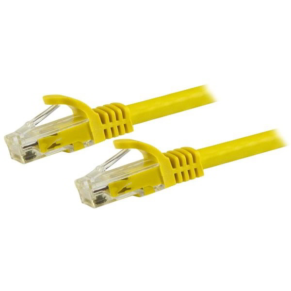 StarTech.com N6PATC5MYL kabel za umrežavanje Žuto 5 m Cat6 U/UTP (UTP)
