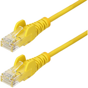 StarTech.com N6PAT150CMYLS kabel za umrežavanje Žuto 1,5 m Cat6 U/UTP (UTP)