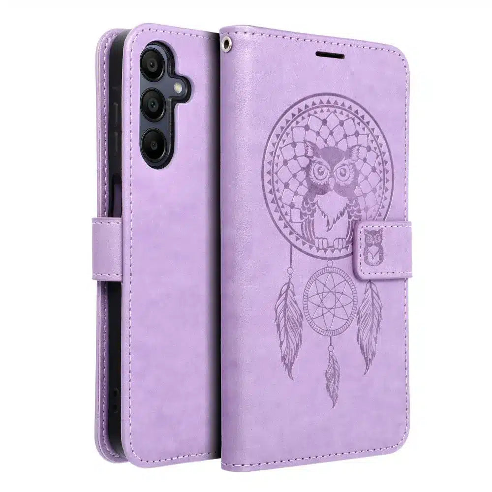 MEZZO Book case flipové pouzdro pro Samsung Galaxy A15 4G / A15 5G dream catcher purple