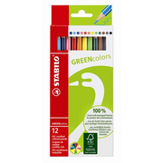 STABILO GREENcolors Farbstifte Višebojno 12 kom